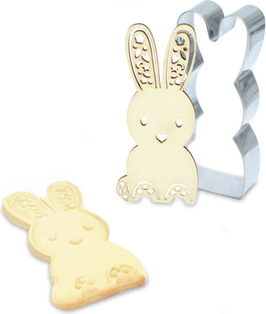 Formina Biscotti Coniglio 3D - Stampo per Dolci Pasquali e Compleanni