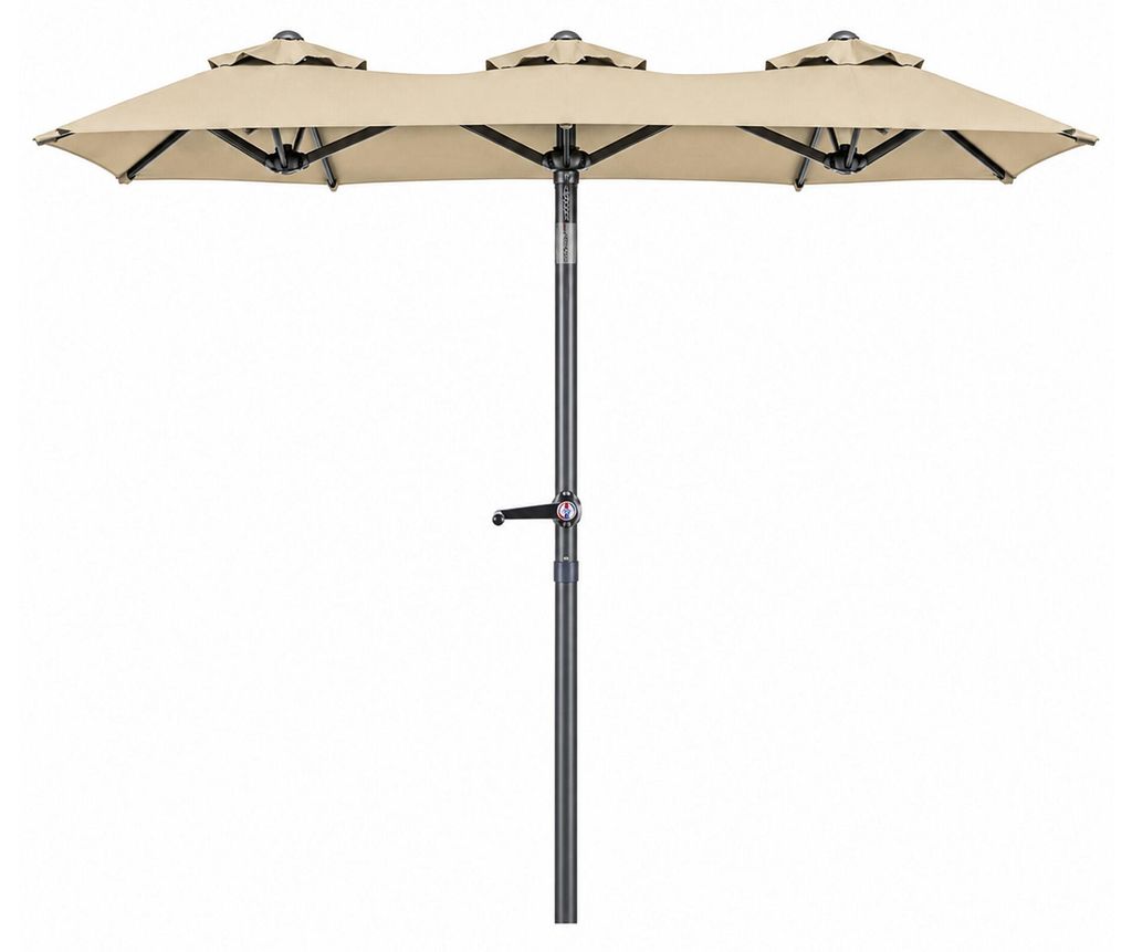 Linder Exclusiv Parasol de jardin 300x150x220 cm Beige Image du produit 