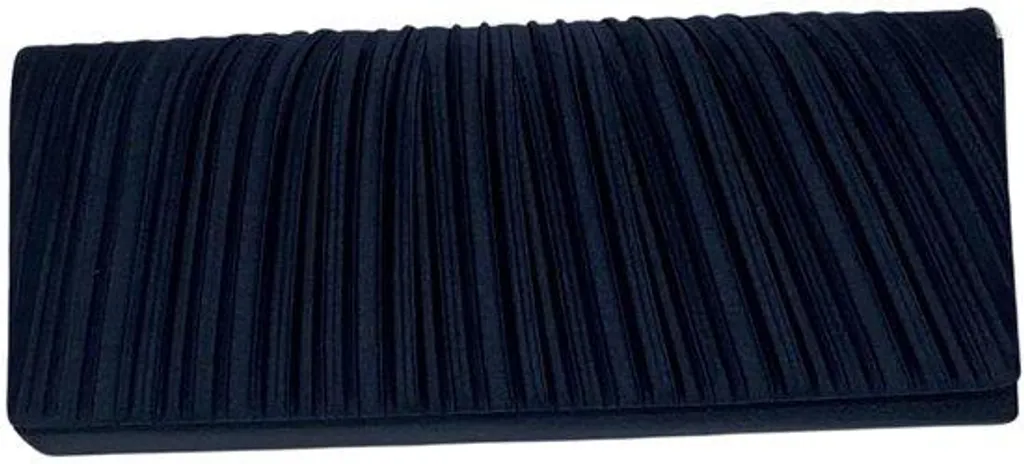 Pochette femme bleue élégante | Sac de soirée pour mariage et cérémonie