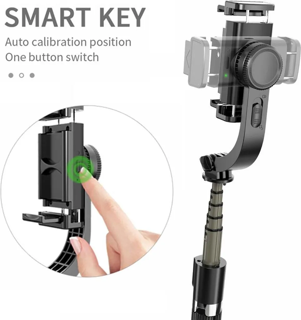 Trépied extensible Selfie Stick Bluetooth 4.0 avec télécommande amovible - 5