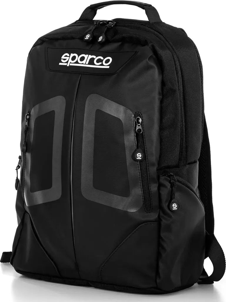 Sac à dos Sparco noir scène, sacoche pc ergonomique technique