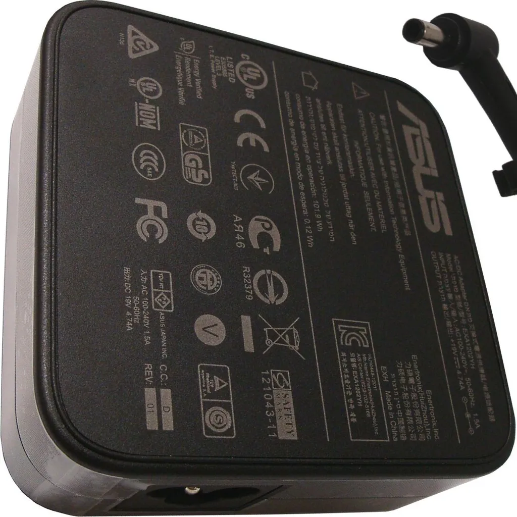 Chargeur PC ASUS 90W 19V (3PIN) pour Travail et Bureautique Nomade