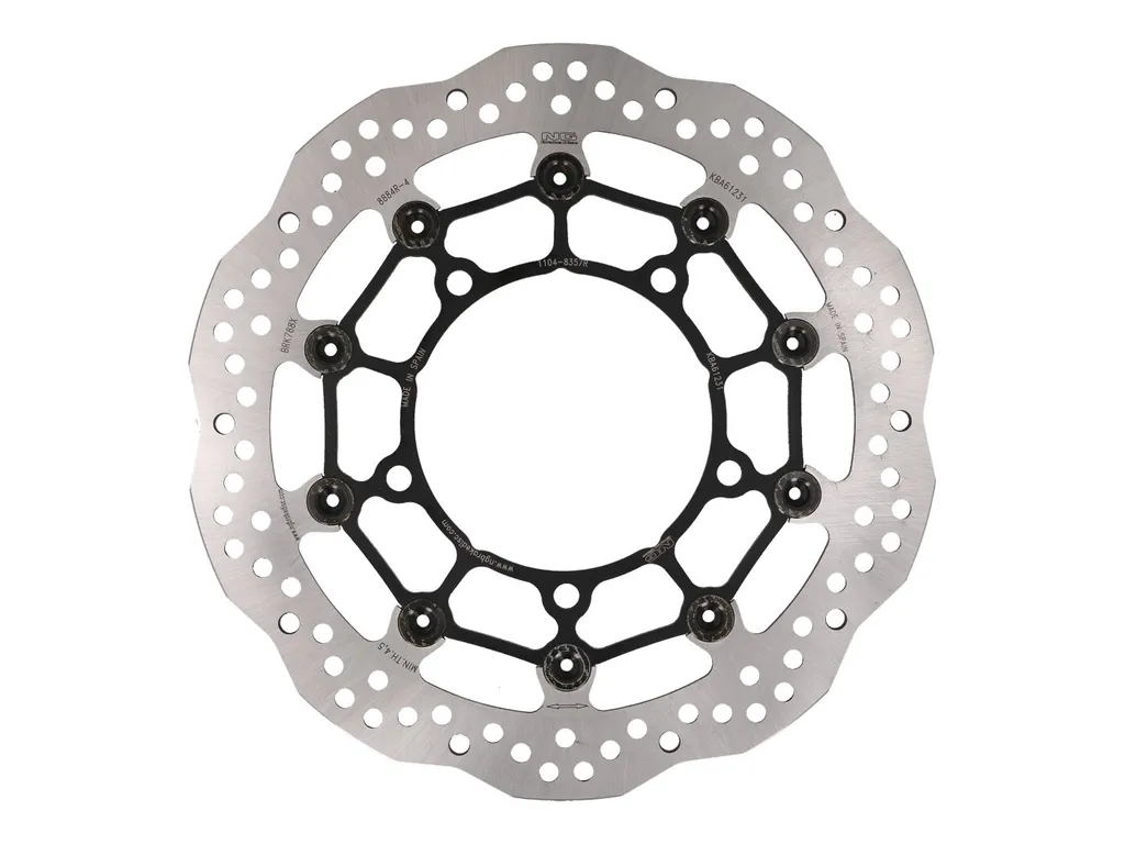 Disque de frein NG Wavy flottant pour Suzuki B-King et GSF Bandit 1250