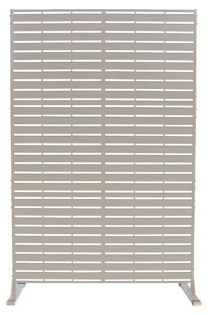 Brise-vue modulaire pour balcon et terrasse - Cloison acier design Champagne