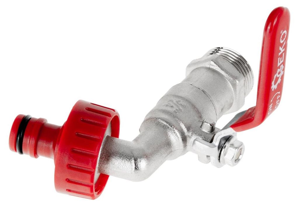Garronda Wasserhahn Set 3/4 Zoll auf 1 Zoll mit Schnellkupplung Anschluss Auslaufhahn für IBC Tank und Gartenbewässerung Adapter für Schlauchsys...