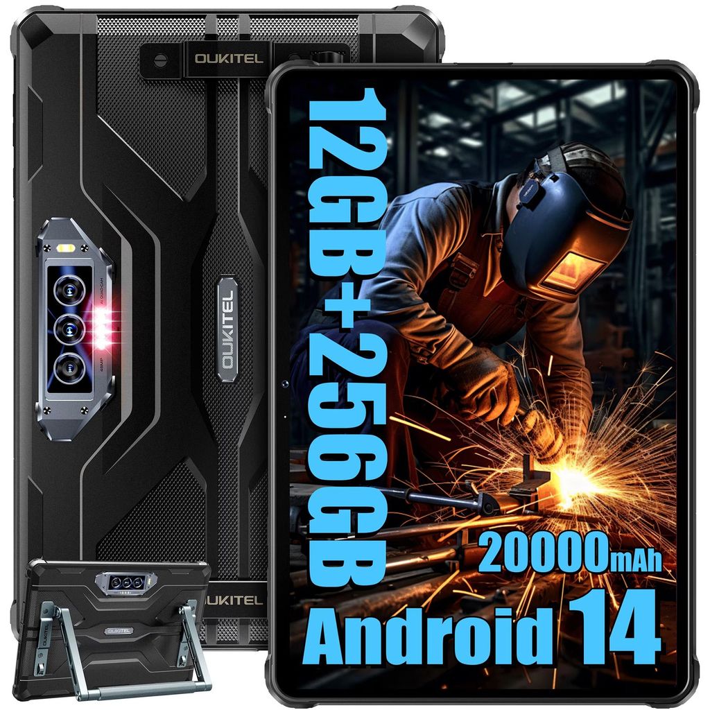 OUKITEL RT8 Outdoor Tablet 20000mAh 12GB+256GB G99, 11 Zoll Produktbild 