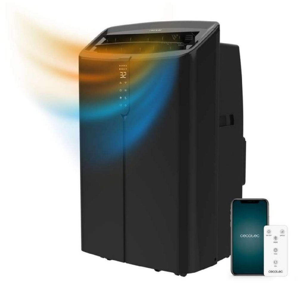 Cecotec Mobile Klimageräte ForceClima 12600 Nux Heating Connected. 12000 BTU, Heizfunktion, WLAN, 5 Modi, 3 Stufen