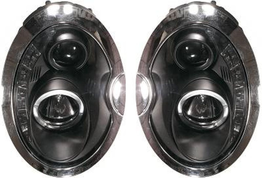 Scheinwerfer Set Hauptscheinwerfersatz für MINI Schrägheck (R50, R53) Cabrio (R52)