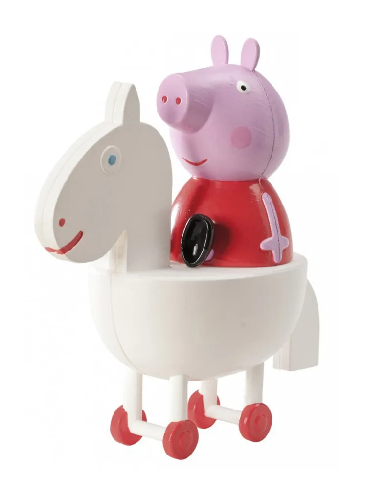 Jouet miniature Peppa Wutz figurine articulée coloris blanc et rose