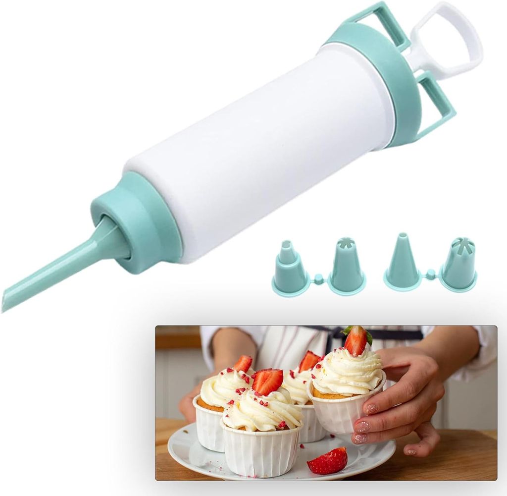 Zuckerguss Spritze Spritzpistole zum Backen Garnier Krapfenspritze Spritztš¹llen Set Cremespritze Set Garnierspritze Garnierspritze Dessert Decor...