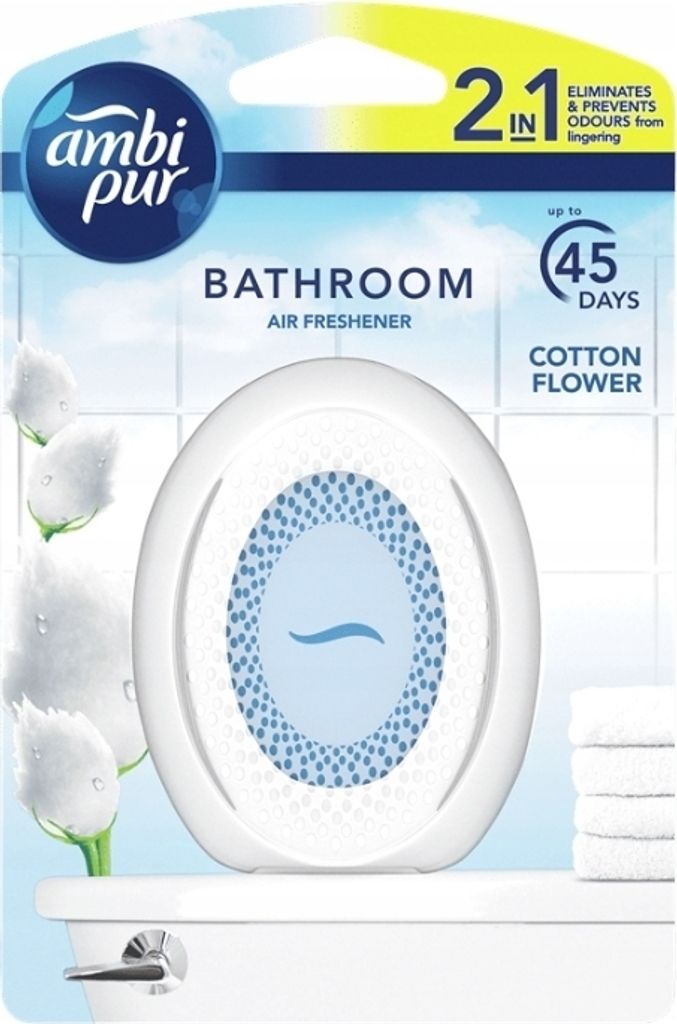 Ambi Pur, Duftspray für Badezimmer Baumwollblüte, 7,5 ml