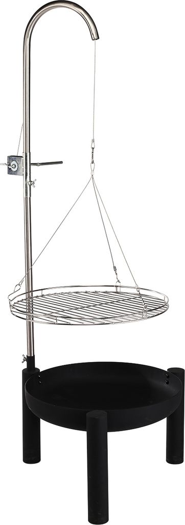 HI Feuerschale mit Edelstahl-Grillrost 50 cm