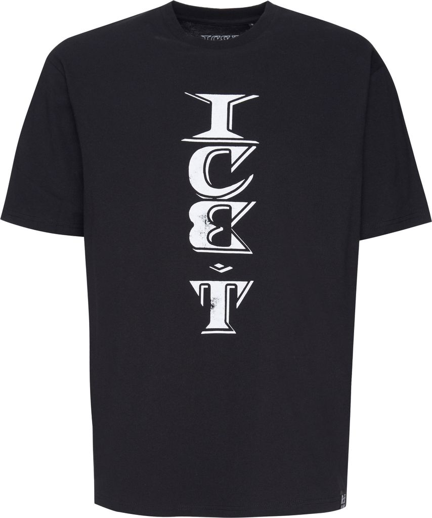 Recovered T-Shirt Ice T What Ya Wanna Do im lockeren Schnitt Black M
