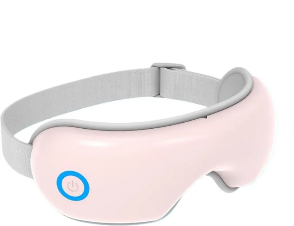 INF Massaggiatore Occhi Rosa: Relax con Calore, Bluetooth e Musica