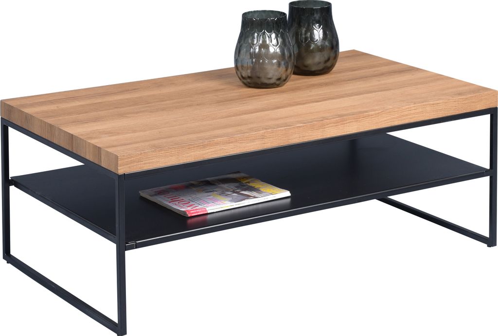 Couchtisch Beistelltisch MANO 106x60 cm Nachbildung Eiche braun