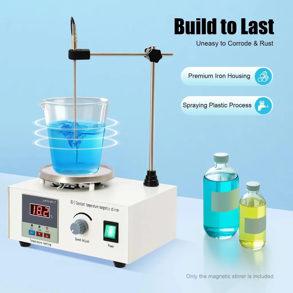 Agitatore Magnetico Professionale 2L - Agitatore Riscaldante Digitale - 3