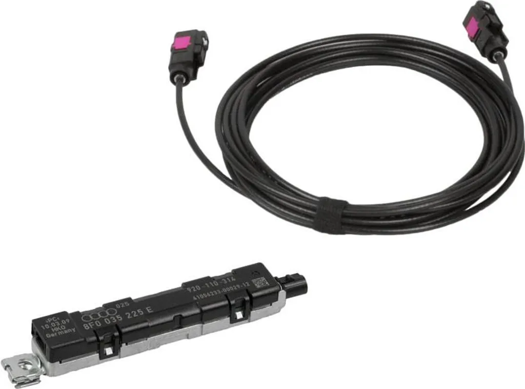 Kit de réception radio numérique DAB+ Audi A5 8F avec câblage Kufatec