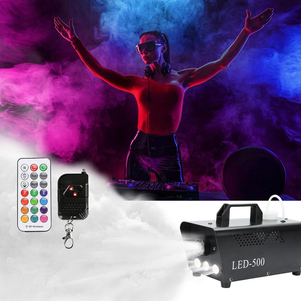 Vigevee 500 W hmlová mašina s RGB osvetlením s 13 LED Obrázok produktu 