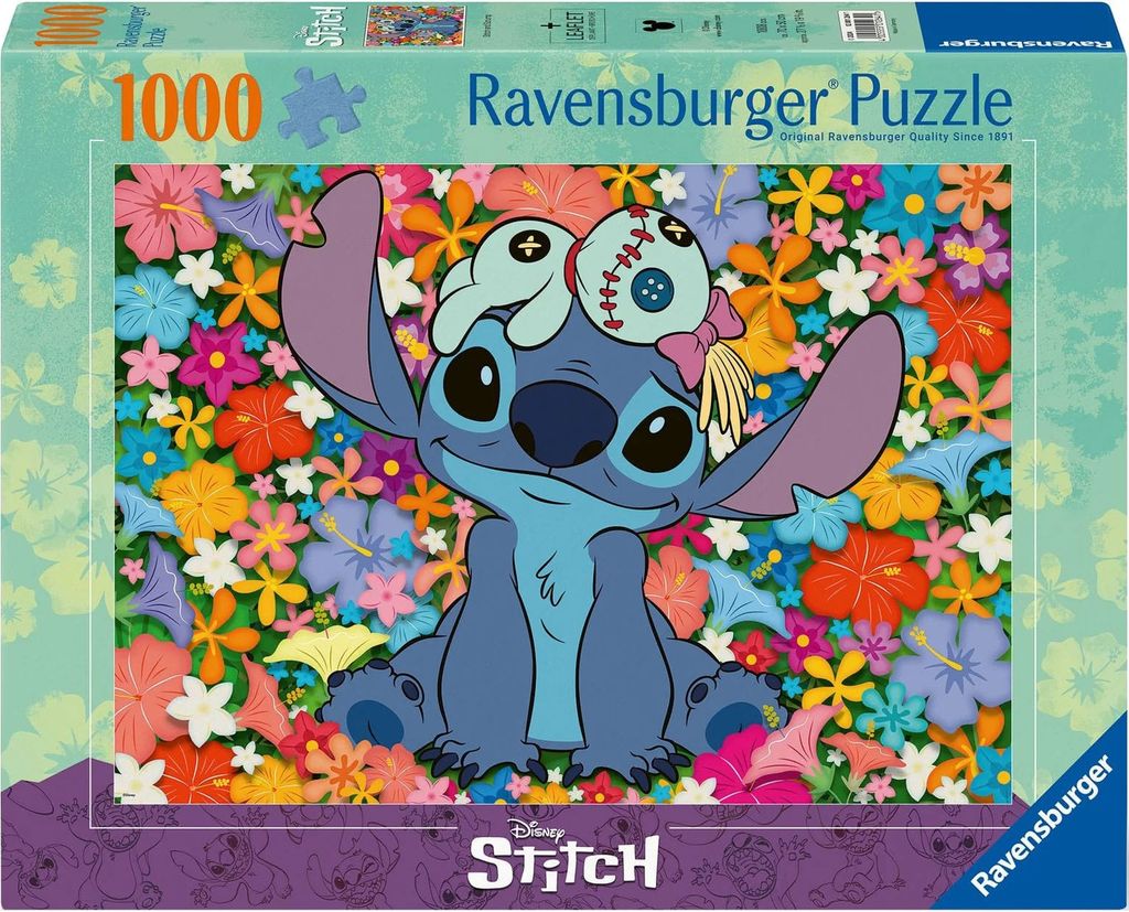 Ravensburger Disney Stitch, Puzzle, Erwachsenenpuzzle, 1000 Immagine del prodotto 