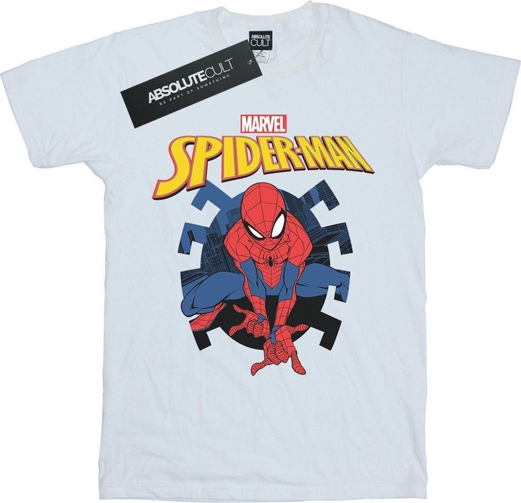 Marvel - "Web Shooting" T-Shirt für Herren BI45474 (XL) (Weiß)