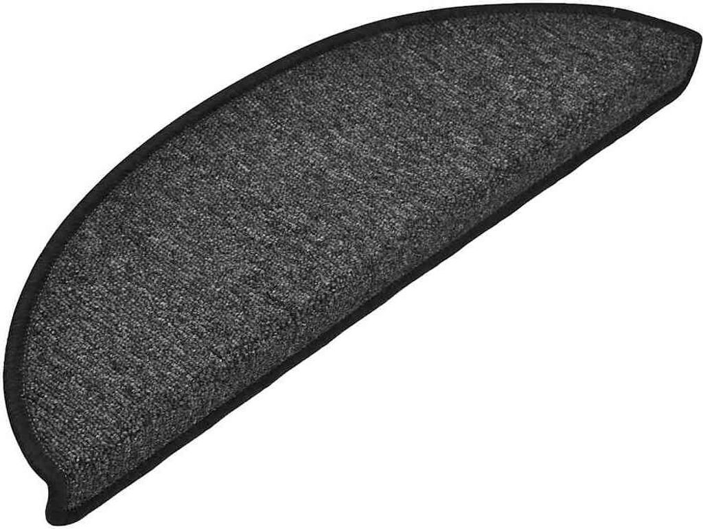 vidaXL Stufenmatten 30 Stk. 56x17x3 cm Anthrazit Halbrund