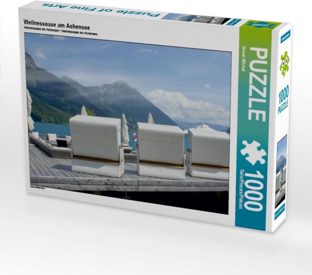 Calvendo Wellnessoase am Achensee 1000 Teile Puzzle quer Produktbild 