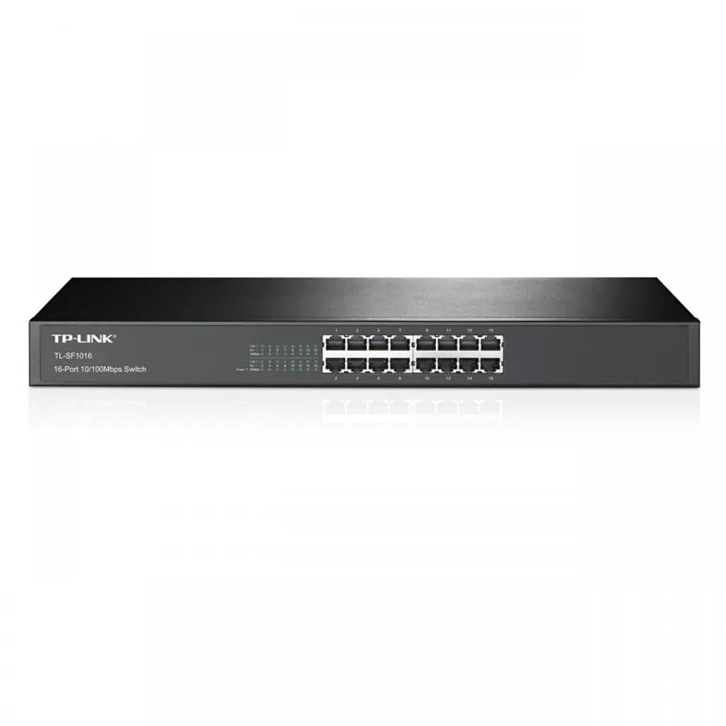 Switch Réseau 16 Ports TP-Link TL-SF1016 pour Baie de Brassage 19 Pouces