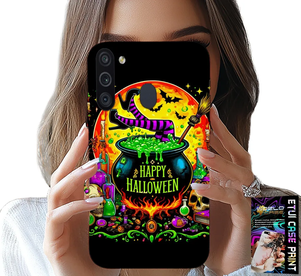 Custodia Per Samsung Galaxy A21 - Bacchetta Strega Halloween Vetro