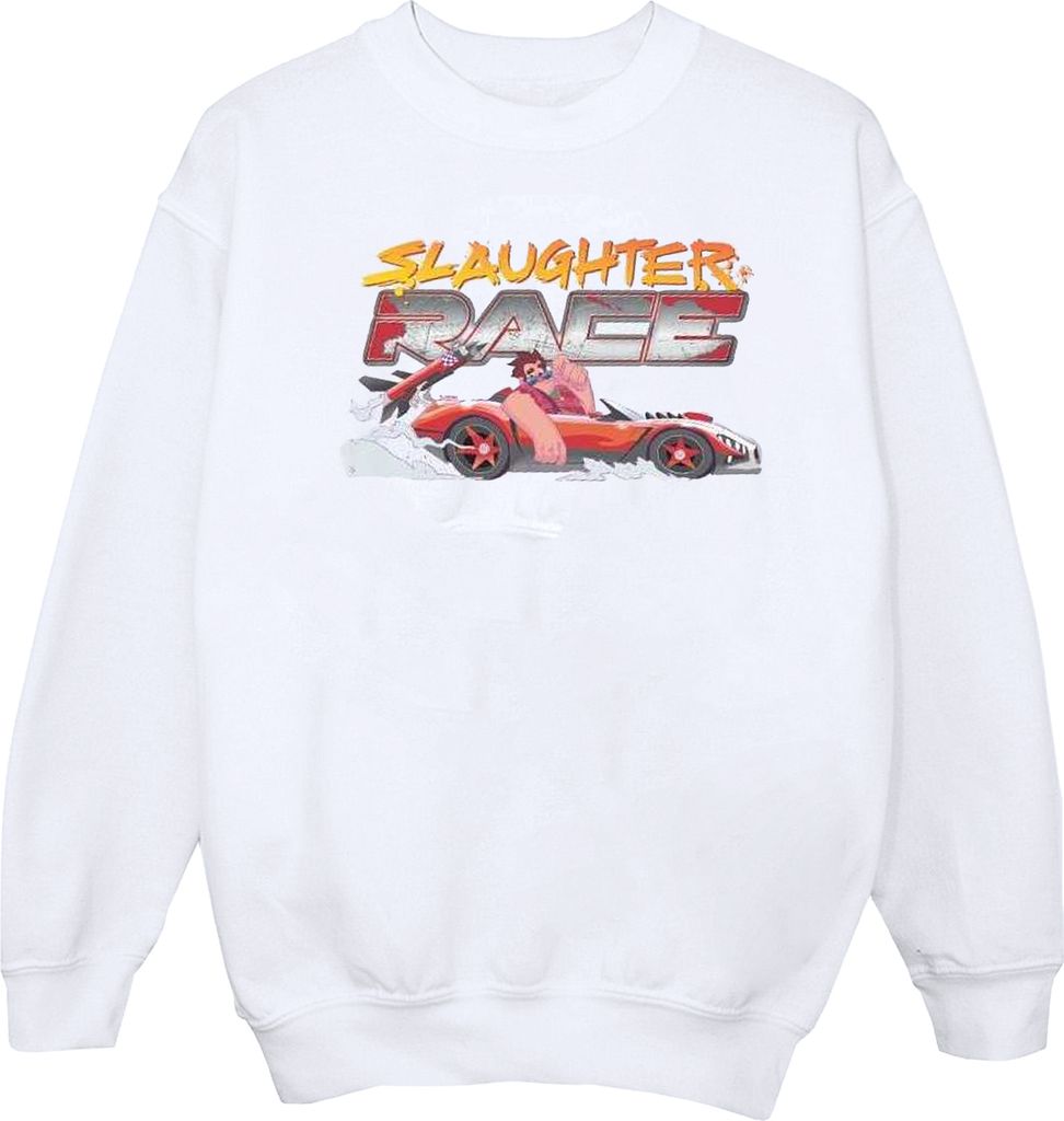 Disney - "Wreck It Ralph Slaughter" Sweatshirt für Damen BI43075 (S) (Weiß)