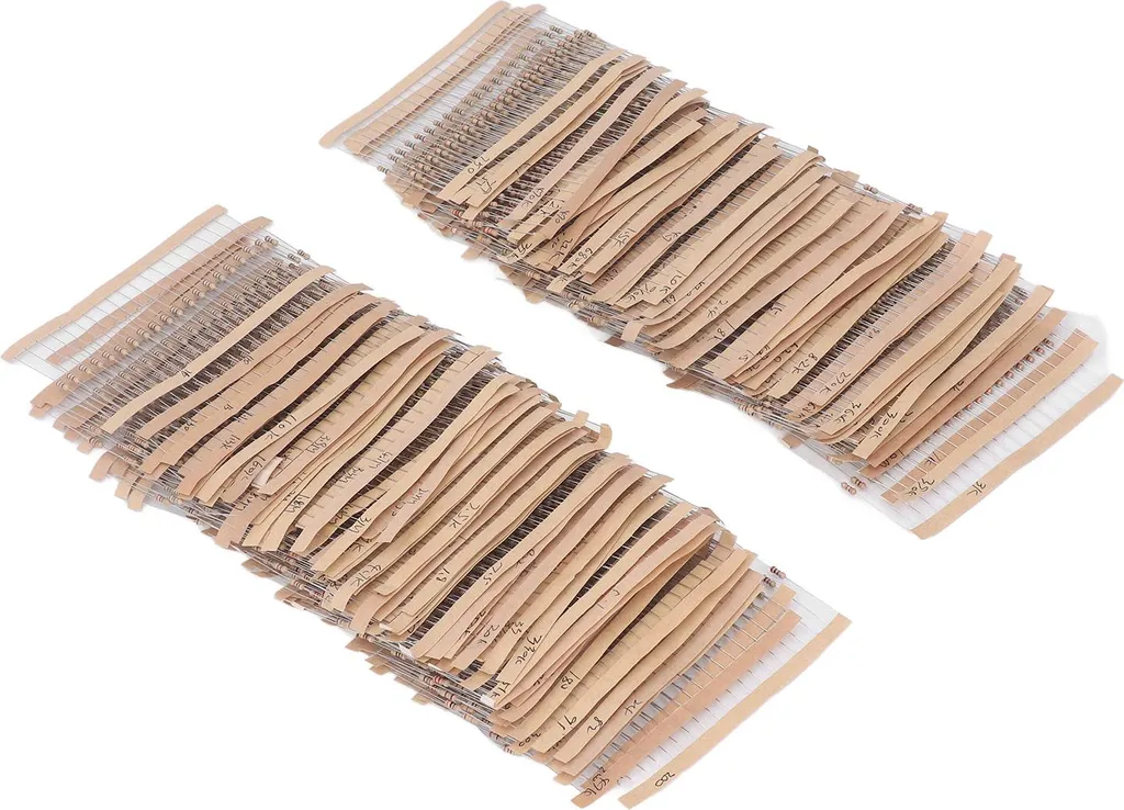 Kit Résistances 1/4W pour Projets Électroniques et Expériences de Cours
