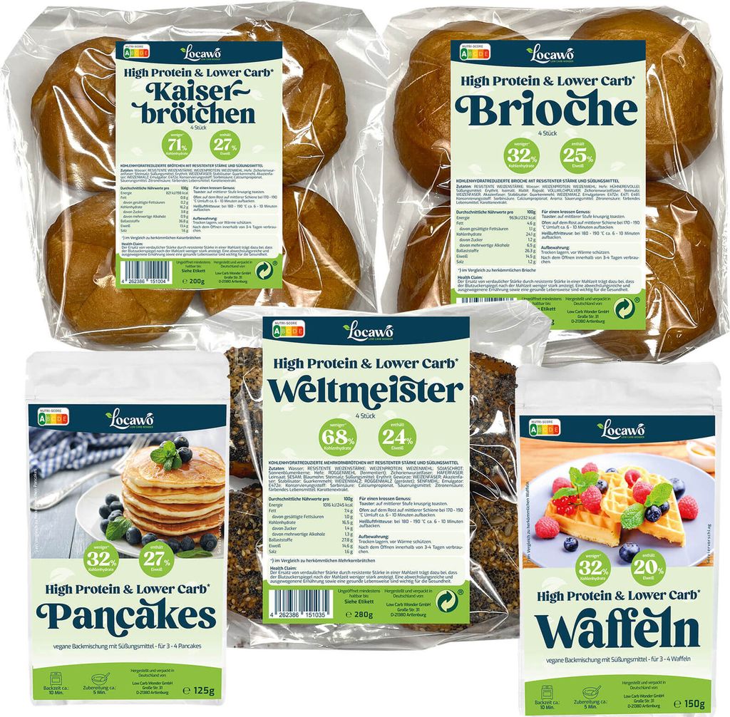 Locawo High Protein Low Carb Sunday Morning Brötchen Box Produktbild 