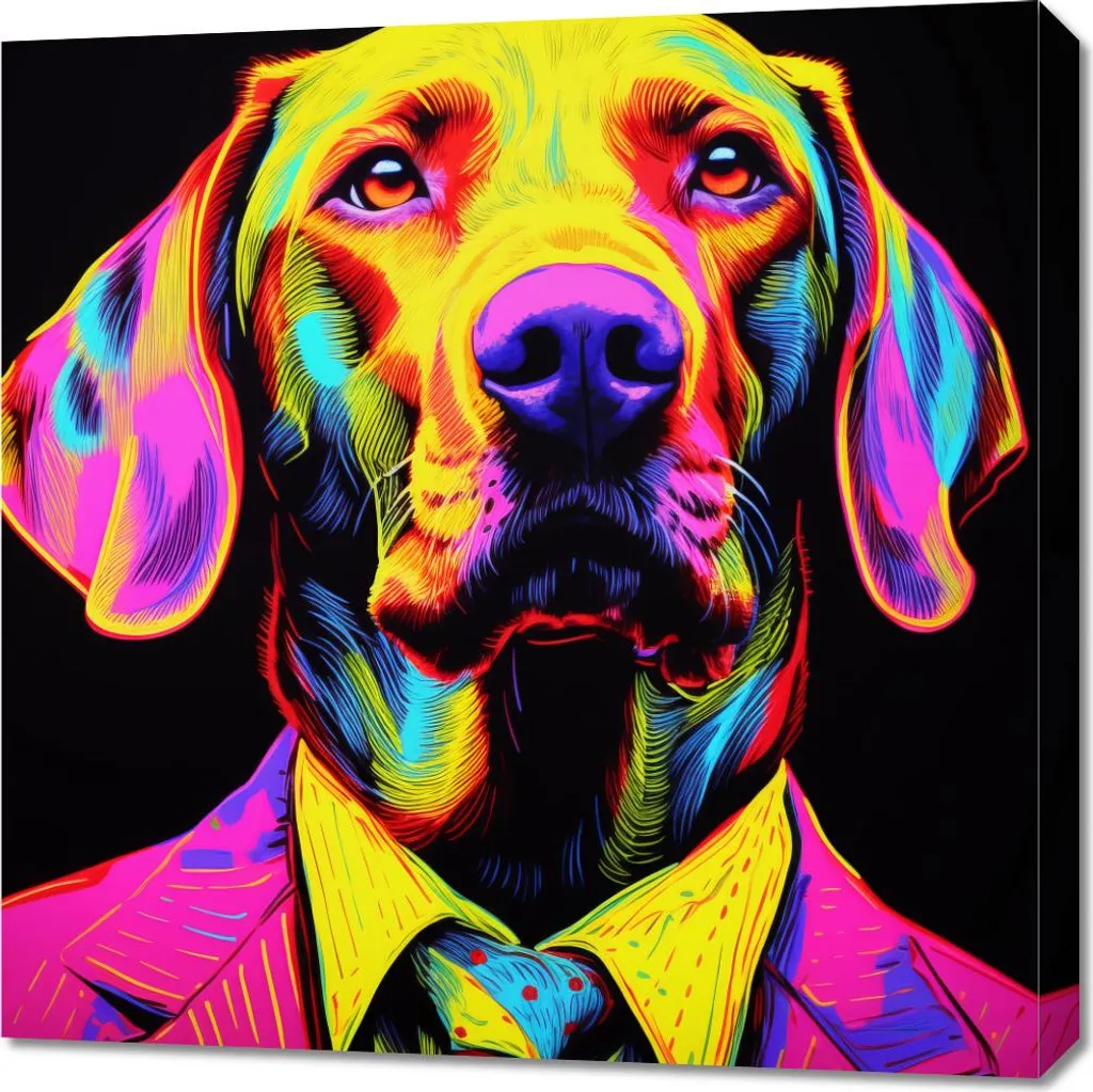 Quadro Pop Art 70x70 Personalità Colorata - Wall Art Moderna