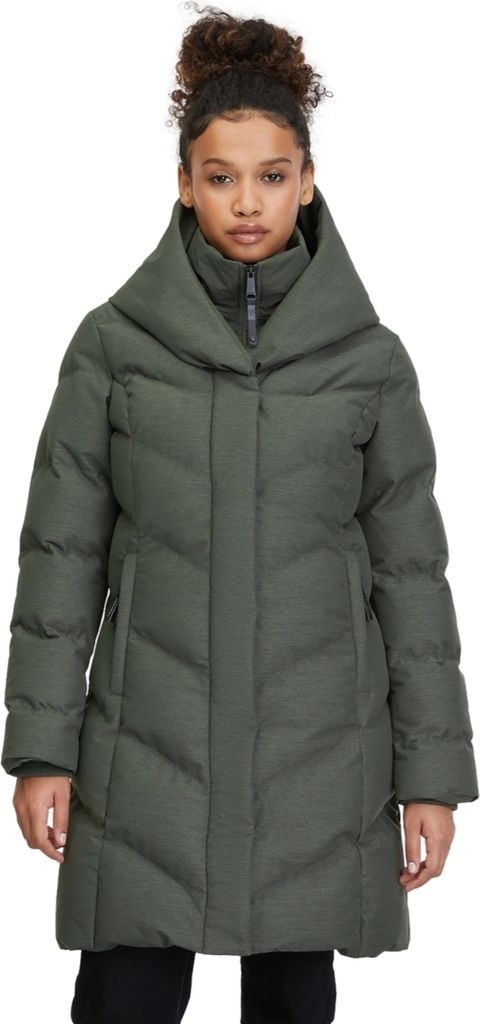 Chaqueta De Invierno Ragwear Natalka Para Mujer - Verde Oscuro, Talla L, 100% Poliéster