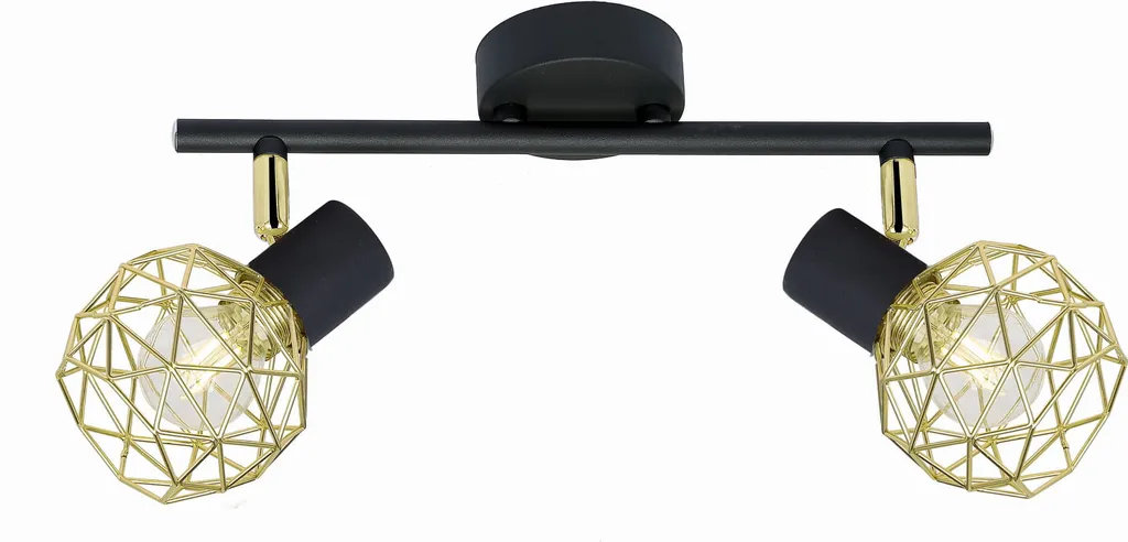 Rampe de spots plafond noire Candellux ACROBAT pour intérieur chic