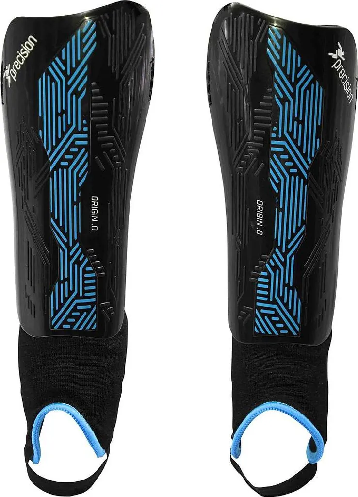 Protection de foot avec protège-cheville Precision Origin.0 Noir Cyan
