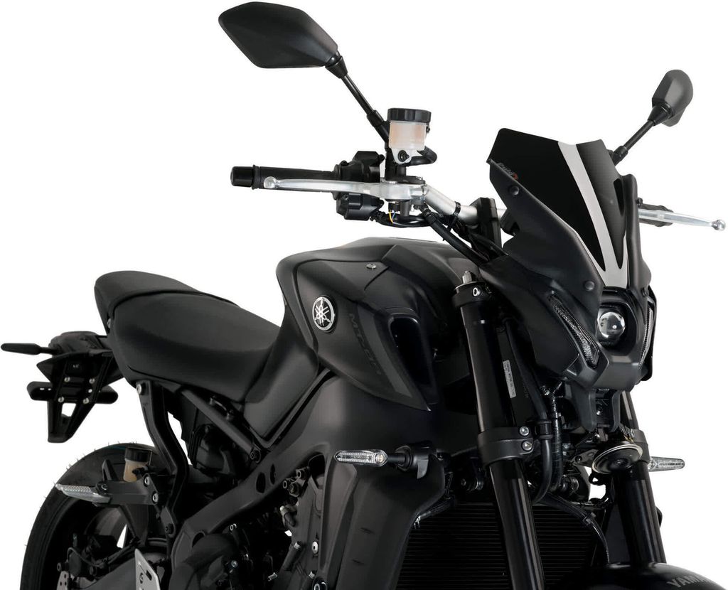 PUIG 20644N New Generation Sport passend fuer YAMAHA MT-09 SP Schwarz