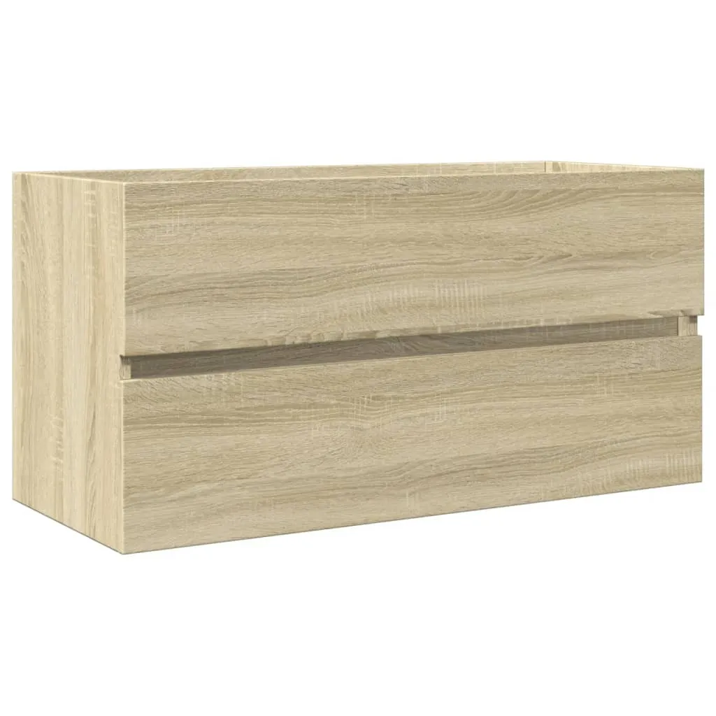 SYFAX™ Sottolavabo 90x38,5x45 cm Legno Multistrato Rovere