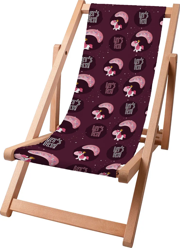 Sdraio Pieghevole Dreamroots per Bambini | Legno 130kg Let's Fly