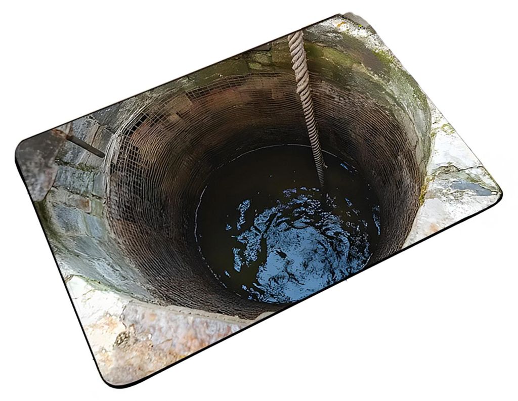 3D-Teich-Fußmatte aus Kieselgur, realistische Wasserbecken-Fisch-Optik, saugfähig, rutschfest, für Bad, Eingangsbereich, Küche und Wohnzimmer