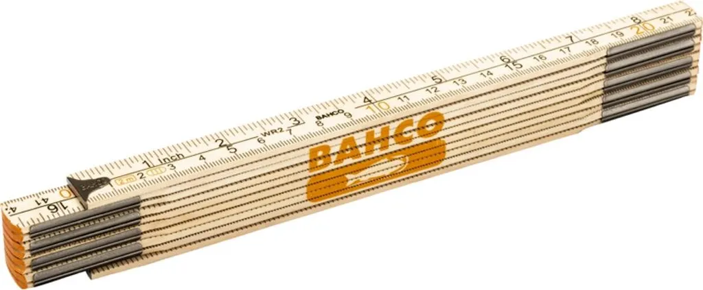 Metro Bahco WR2 2m in Legno: Strumento di Misura Alta Precisione