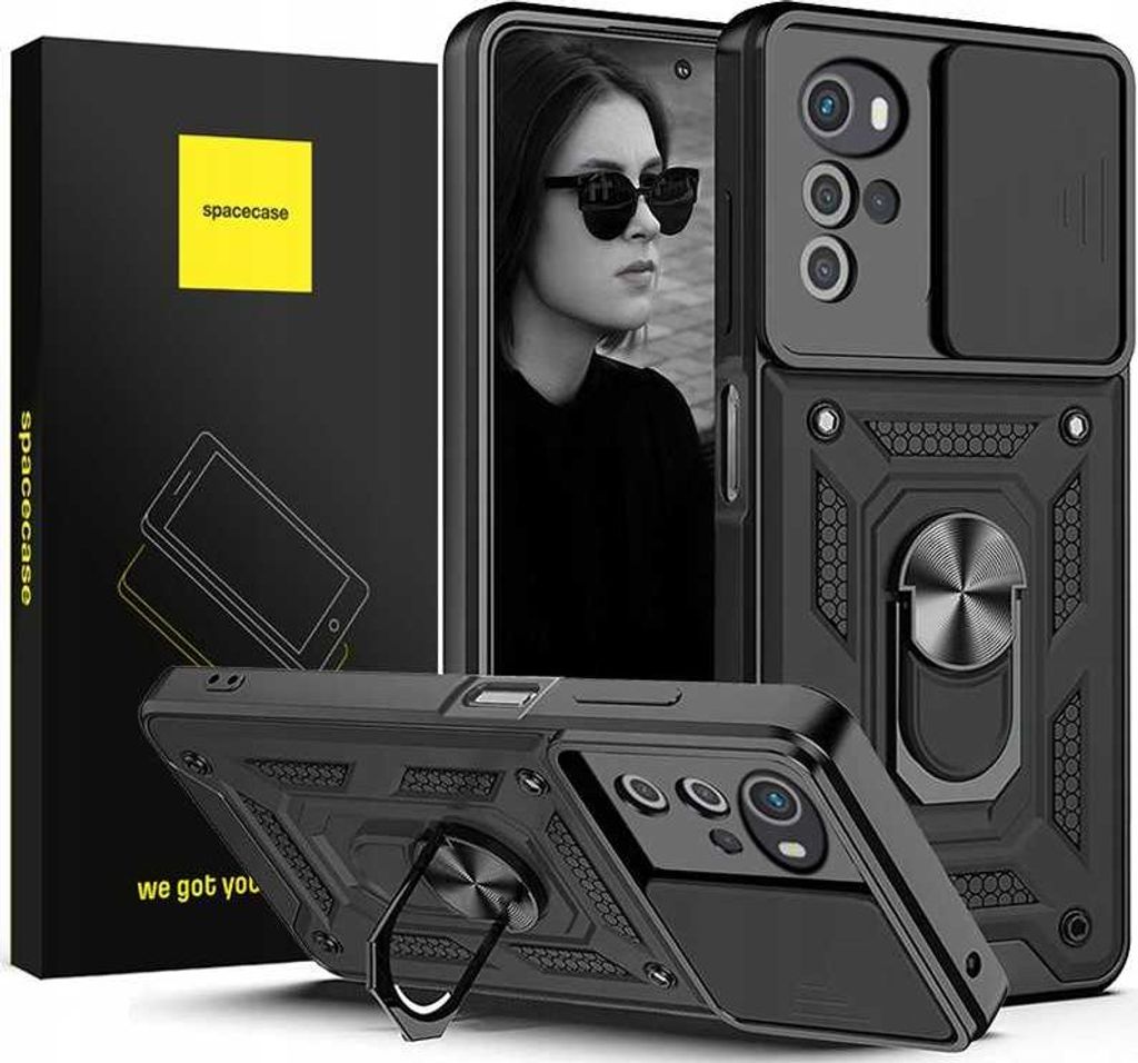 Spacecase Camring Motorola G22 schwarz