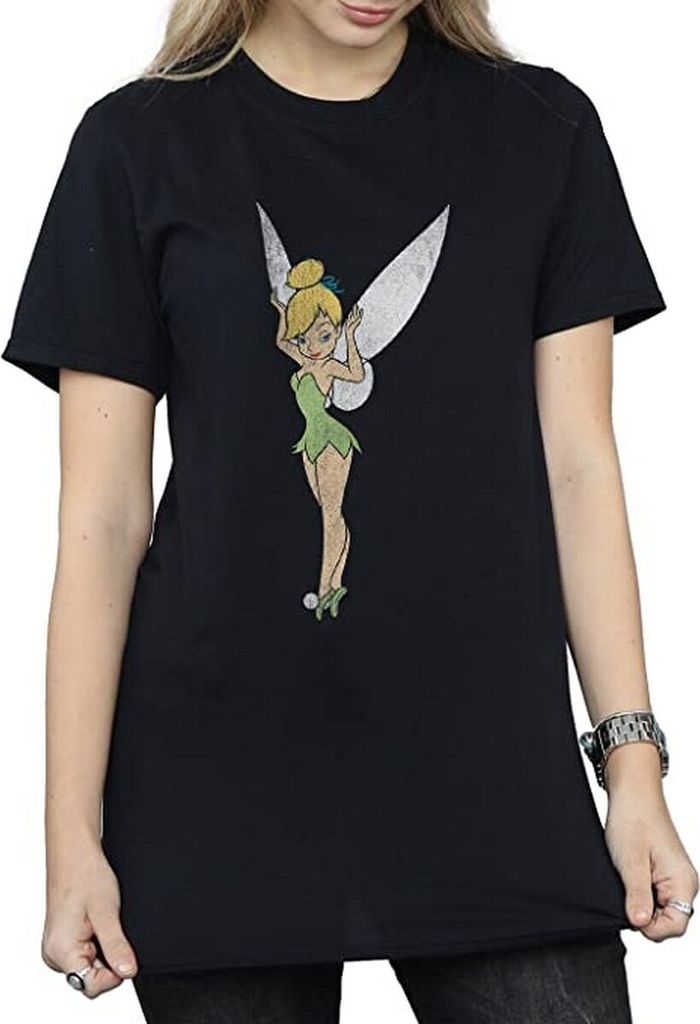 Fée Clochette - T-shirt pour femme BI1060 (XXL) (Noir) Image du produit 