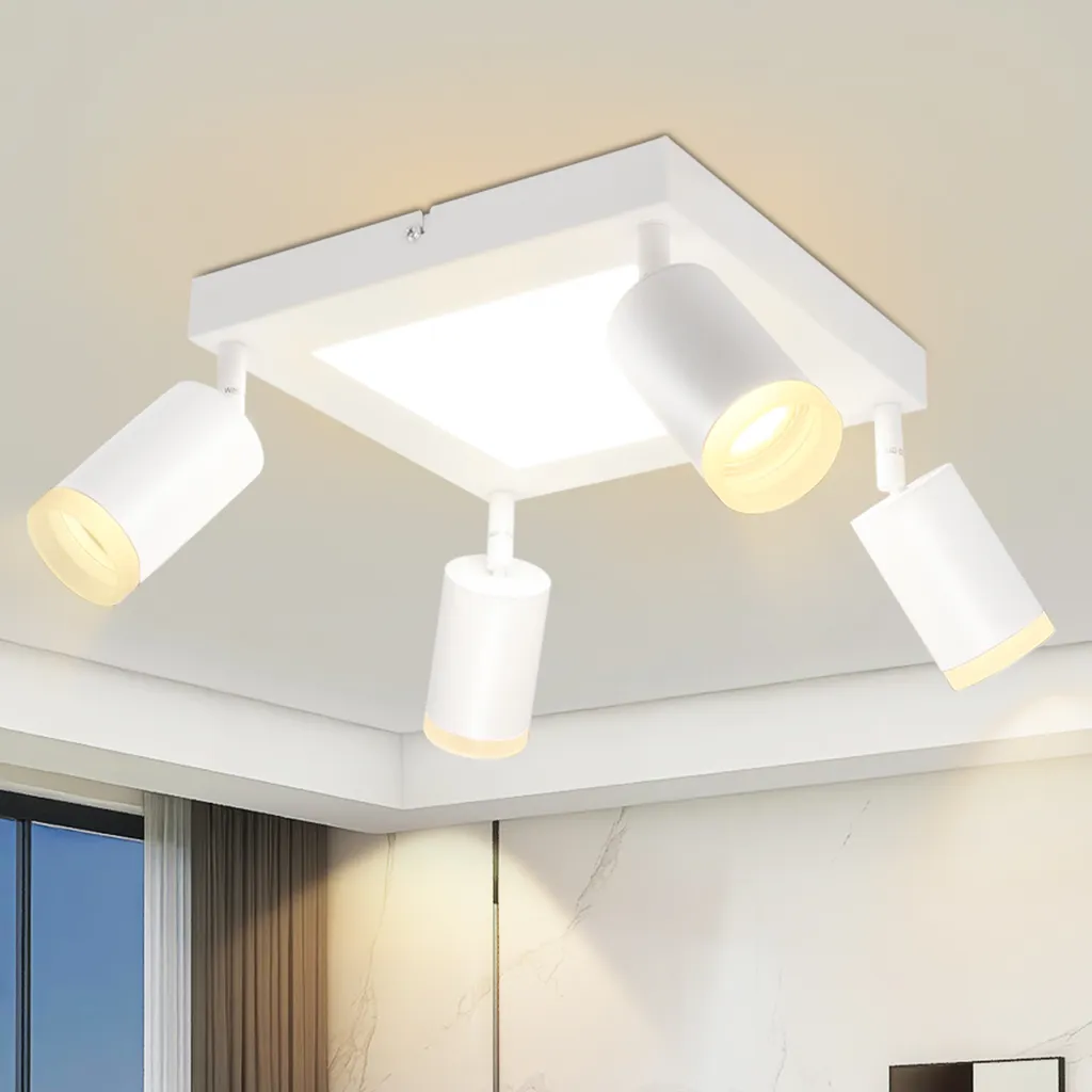 Spot Soffitto ZMH 4 Fiamme: Illuminazione Design GU10 per Cucina e Living