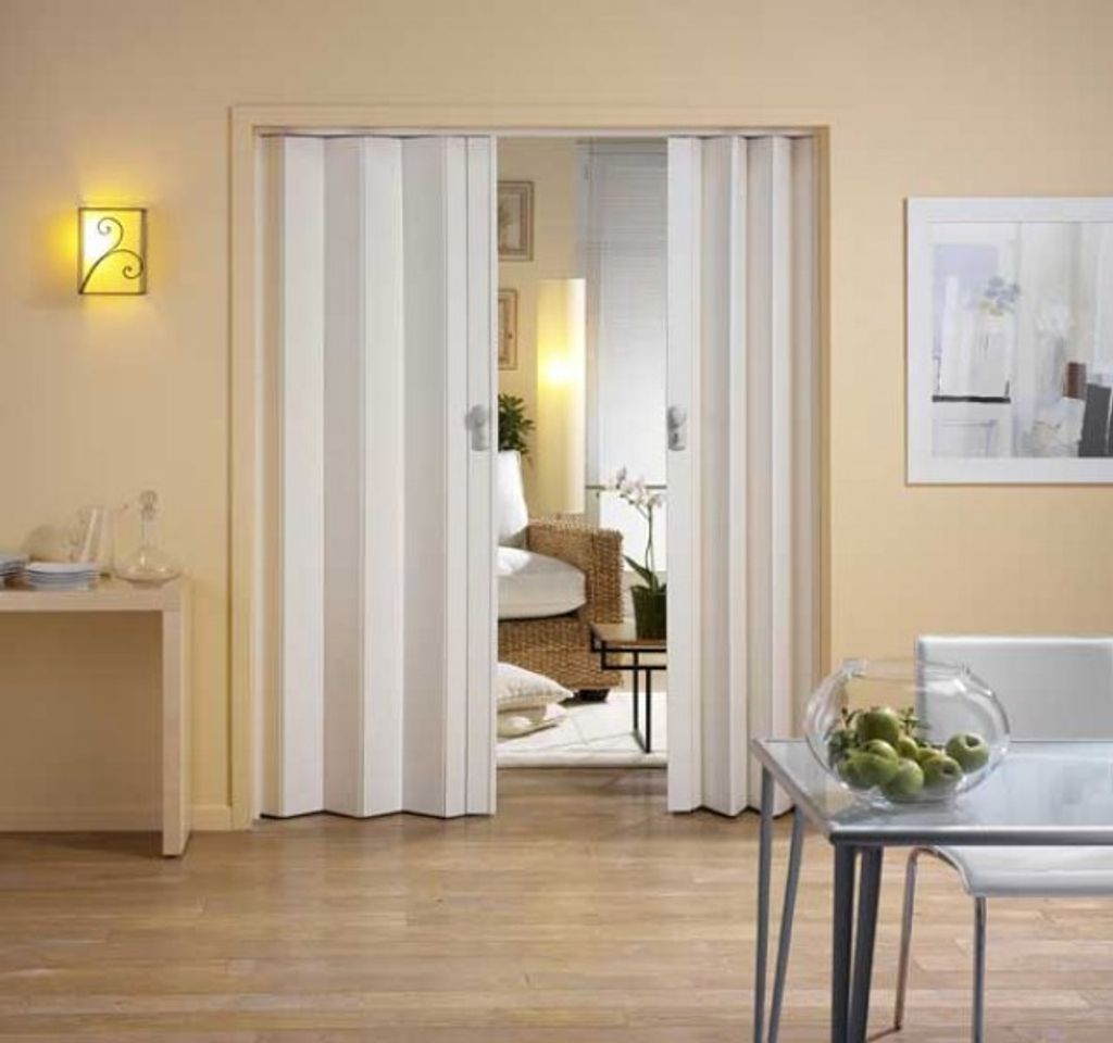 Grosfillex Falttür Spacy esche weiß 84 x 205 cm Produktbild 