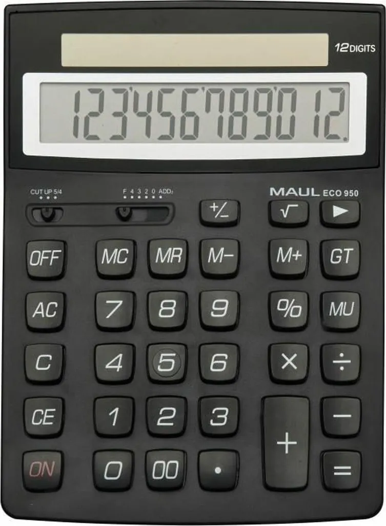 Calcolatrice scientifica Maul ECO 950 Nero