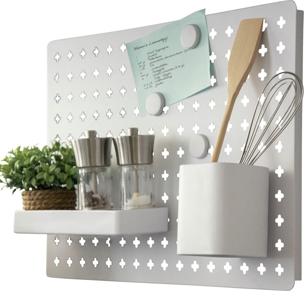 WENKO Wand Organizer Weiß Wano Hänge Aufbewahrung Tür Regal Produktbild 2