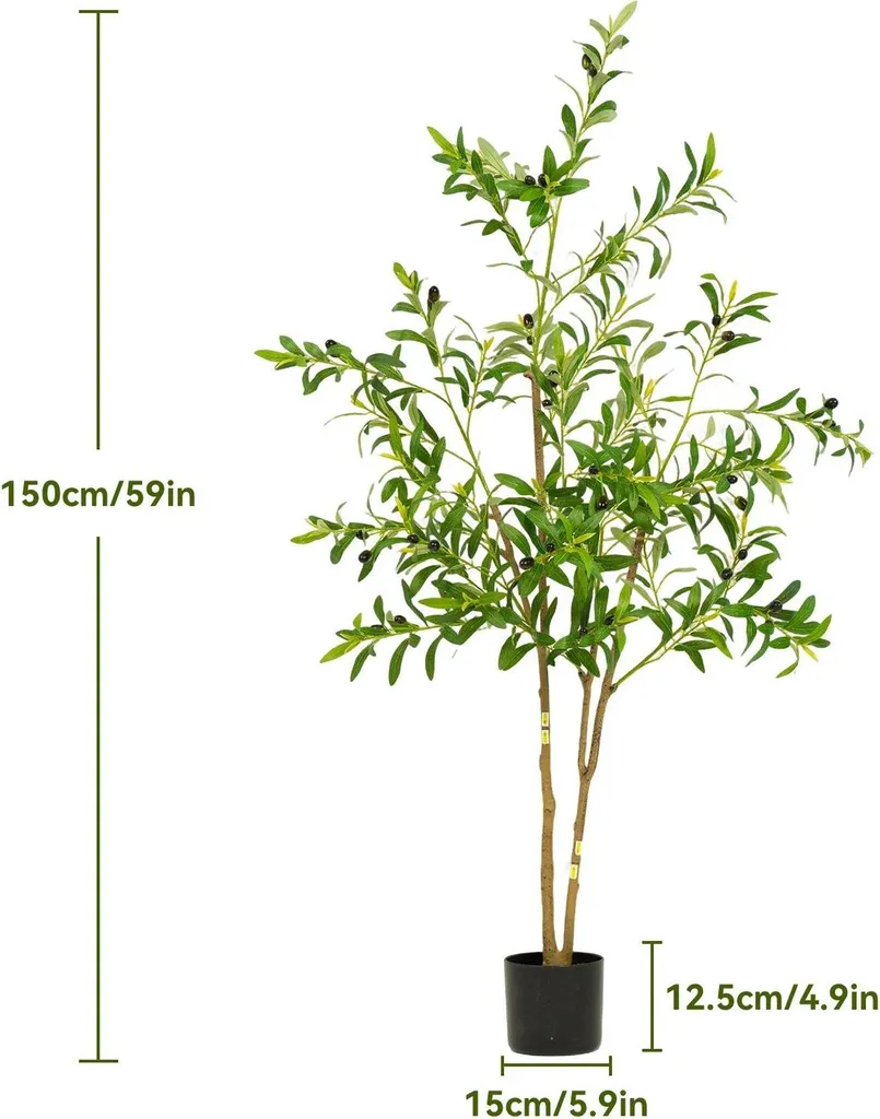 Ulivo Artificiale Economico 150cm - Qualità e Realismo al Miglior Prezzo - 2