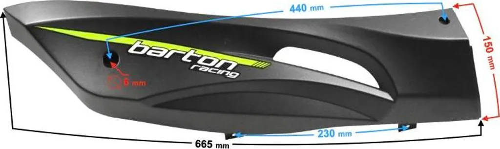 Équipement d'accès droit noir et vert pour Falcon 50 ou Falcon 125 E5