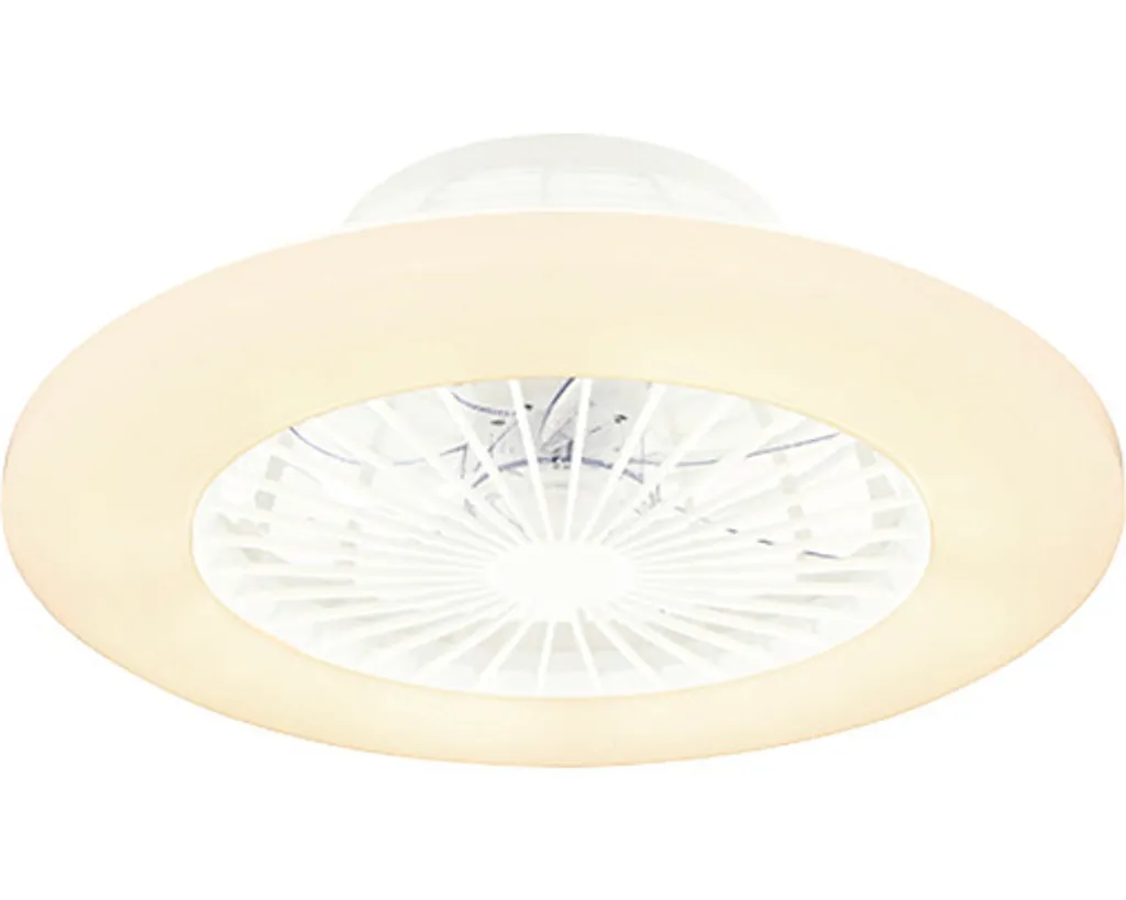 Ventilatore da soffitto Travo Bianco 50 cm con luce LED e telecomando - 14