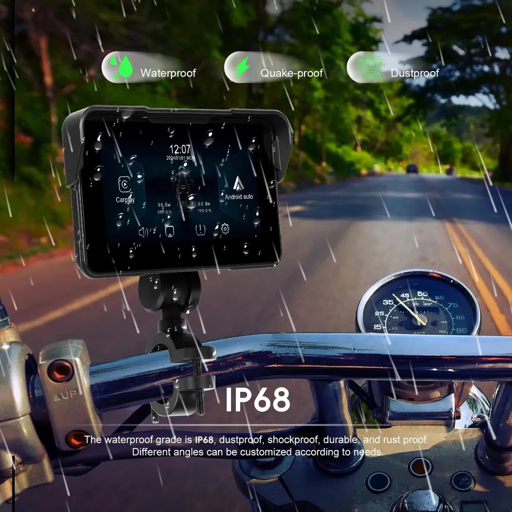 Autoradio Tactile Android Auto avec Résolution 854x480 et Lecture Carte TF